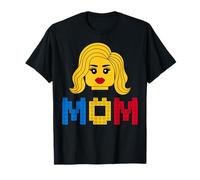 Familia Mamá Maestro Constructor Ladrillos Bloques Día de la Madre Camiseta