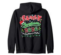 Familia Navidad 2026 Haciendo Recuerdos Xmas Plaid Matching Sudadera con Capucha