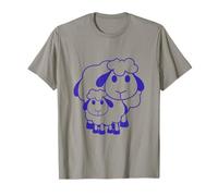 Familia Ovejas 2 Papá Mamá Madre Niño Amor Bebé Lindo Comic Camiseta