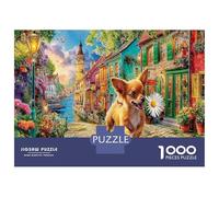 Familia Panda en el Jardín de Flores Puzzle Imposible,Animales del Bosque 1000 Piezas Obra De Arte De Juego De para Adultos Y Niños A Partir De 12 Años 52x38cm/1000pc