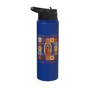 Familia Unida Bajo Tu Manto Stainless Steel Insulated Water Bottle