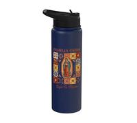 Familia Unida Bajo Tu Manto Stainless Steel Insulated Water Bottle