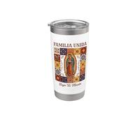 Familia Unida Bajo Tu Manto Vaso térmico de acero inoxidable de doble pared