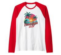 Familia Zanzibar 2026 All Girls Vacay Best Ever Trip Sisters Camiseta Manga Raglan