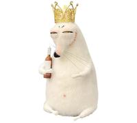 Familiari in Feltro di Lana Fatti a Mano, Compagni Stravaganti 4 pollici, Animali Feltro Artistici per Decorazione Casa, Oggetti da Collezione(Style G)