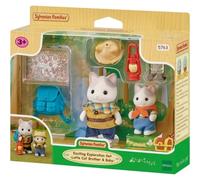 Familias Sylvanian 5763 Set De Exploración: Hermano Y Bebé Gato Leche