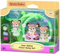 Familias Sylvanian - 5801 - Bebé Ciervo Columpio Floral