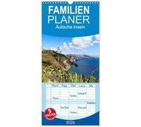 Familienplaner 2026 - Äolische Inseln mit 5 Spalten (Wandkalender, 21 x 45 cm) CALVENDO: Inselzauber auf den Liparischen Inseln, tolle Küsten und blaues Meer verzaubern die Vulkan Inseln