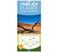 Familienplaner 2026 - Afrika Impressionen. NAMIBIA - SÜDAFRIKA - BOTSWANA mit 5 Spalten (Wandkalender, 21 x 45 cm) CALVENDO: Wildlife und atemberaubende Landschaften
