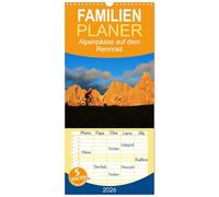 Familienplaner 2026 - Alpenpässe auf dem Rennrad "Himmlische Serpentinen" mit 5 Spalten (Wandkalender, 21 x 45 cm) CALVENDO: 12 faszinierende Radsportmotive in den Alpen