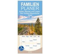 Familienplaner 2026 - Arber, Rachel und Lusen: Der Hintere Bayerische Wald mit 5 Spalten (Wandkalender, 21 x 45 cm) CALVENDO: Die höchsten Berge des ... kristallklare Seen und weite Bergpanoramen
