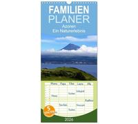 Familienplaner 2026 - Azoren - Ein Naturerlebnis mit 5 Spalten (Wandkalender, 21 x 45 cm) CALVENDO: Wanderer und Naturliebhaber sind begeistert von der Schönheit der Natur auf den Azoren.