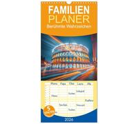Familienplaner 2026 - Berühmte Wahrzeichen mit 5 Spalten (Wandkalender, 21 x 45 cm) CALVENDO: Die berühmtesten Wahrzeichen sind ein Symbol für ... kulturelle Pracht und historische Bedeutung.