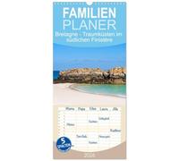 Familienplaner 2026 - Bretagne - Traumküsten im südlichen Finistère mit 5 Spalten (Wandkalender, 21 x 45 cm) CALVENDO: Entdecken Sie die traumhaften Küsten der südlichen Bretagne