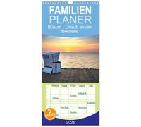 Familienplaner 2026 - Büsum - Urlaub an der Nordsee mit 5 Spalten (Wandkalender, 21 x 45 cm) CALVENDO: Landschaften an der Nordseeküste