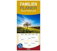 Familienplaner 2026 - Bunter Pfälzerwald mit 5 Spalten (Wandkalender, 21 x 45 cm) CALVENDO: Entdecke die farbenfrohe Vielfalt des Pfälzerwaldes - Natur pur im Wandel der Jahreszeiten