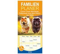 Familienplaner 2026 - Chow Chow Momente. Fellpoesie aus dem Reich der Mitte mit 5 Spalten (Wandkalender, 21 x 45 cm) CALVENDO: Würdevolle, sanfte und majestätische Herzenshunde in tollen Bildern