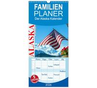 Familienplaner 2026 - Der Alaska Kalender mit 5 Spalten (Wandkalender, 21 x 45 cm) CALVENDO: Ein Monatskalender mit 12 wunderschönen Fotos, aufgenommen in der Wildnis Alaskas.
