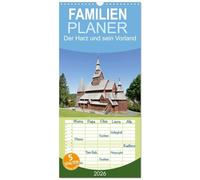 Familienplaner 2026 - Der Harz und sein Vorland mit 5 Spalten (Wandkalender, 21 x 45 cm) CALVENDO: Der Harz, das nördlichste Mittelgebirge.