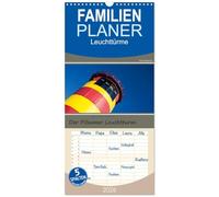 Familienplaner 2026 - Der Pilsumer Leuchtturm mit 5 Spalten (Wandkalender, 21 x 45 cm) CALVENDO: Zwölf bezaubernde Panorama-Landschaftsaufnahmen vom Pilsumer Leuchtturm