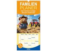 Familienplaner 2026 - Der tierisch lustige Bauern-Kalender mit 5 Spalten (Wandkalender, 21 x 45 cm) CALVENDO: Ein Muss für alle Bauern, die den Tag mit einem Lächeln beginnen wollen