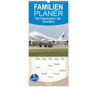 Familienplaner 2026 - Die Faszination der Quadjets mit 5 Spalten (Wandkalender, 21 x 45 cm) CALVENDO: Verschiedene Blickwinkel und Bilder einiger Quadjets der Luftfahrt