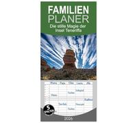Familienplaner 2026 - Die stille Magie der Insel Teneriffa mit 5 Spalten (Wandkalender, 21 x 45 cm) CALVENDO: Wundervolle Aufnahmen einzigartiger Perspektiven der Insel Teneriffa