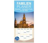 Familienplaner 2026 - Dresden - Sachsens Perle an der Elbe mit 5 Spalten (Wandkalender, 21 x 45 cm) CALVENDO: Ein Spaziergang durch das historische Zentrum Dresdens.