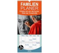 Familienplaner 2026 - Erlebe mit mir die bunte Welt der Kreativität mit 5 Spalten (Wandkalender, 21 x 45 cm) CALVENDO: Tauchen Sie ein in die Vielfalt der Kunst.