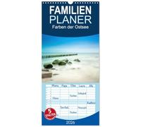 Familienplaner 2026 - Farben der Ostsee mit 5 Spalten (Wandkalender, 21 x 45 cm) CALVENDO: Die besonderen Lichtstimmungen und Farben der Ostsee, ... von diesen Farben und Stimmungen verzaubern.