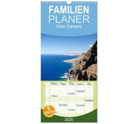 Familienplaner 2026 - Gran Canaria mit 5 Spalten (Wandkalender, 21 x 45 cm) CALVENDO: Die schönen Seiten der kanarischen Insel Gran Canaria