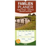 Familienplaner 2026 - Hallig Hooge - zwischen Himmel und Erde mit 5 Spalten (Wandkalender, 21 x 45 cm) CALVENDO: Hallig Hooge - zwischen Himmel und Erde