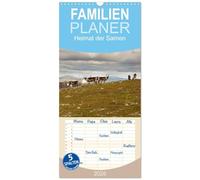 Familienplaner 2026 - Heimat der Samen mit 5 Spalten (Wandkalender, 21 x 45 cm) CALVENDO: In Finnlands Norden kann man dem Lärm und der Hektik entfliehen und die Ruhe und Stille in der Wildnis finden.