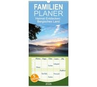Familienplaner 2026 - Heimat Entdecken: Bergisches Land mit 5 Spalten (Wandkalender, 21 x 45 cm) CALVENDO: Idyllische Natur und Landschaft, Fachwerk ... die es unbedingt zu entdecken gilt.
