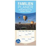 Familienplaner 2026 - Heißluftballons Die sanften Riesen mit 5 Spalten (Wandkalender, 21 x 45 cm) CALVENDO: Eine Fahrt mit dem Heißluftballon ist für Viele ein Sehnsuchtstraum