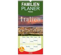 Familienplaner 2026 - Italien von der Toskana nach Sizilien mit 5 Spalten (Wandkalender, 21 x 45 cm) CALVENDO: Spektakuläre Stadtansichten aus Italien