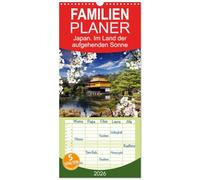 Familienplaner 2026 - Japan. Im Land der aufgehenden Sonne mit 5 Spalten (Wandkalender, 21 x 45 cm) CALVENDO: Pulsierendes Leben inmitten von Tradition und Moderne