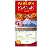 Familienplaner 2026 - JAPAN - Im Land des Lächelns mit 5 Spalten (Wandkalender, 21 x 45 cm) CALVENDO: Entdecke Japans Lächeln!