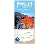 Familienplaner 2026 - Japan - Traditon und Moderne mit 5 Spalten (Wandkalender, 21 x 45 cm) CALVENDO: Unterwegs im Land der aufgehenden Sonne