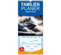 Familienplaner 2026 - Jetski Power mit 5 Spalten (Wandkalender, 21 x 45 cm) CALVENDO: Der wilde Ritt mit dem Jetski über das Wasser, ein Funsport der besonderen Art.