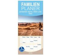 Familienplaner 2026 - Jordanien Sand, Stein und Salz mit 5 Spalten (Wandkalender, 21 x 45 cm) CALVENDO: Die Elemente der Natur