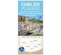 Familienplaner 2026 - Karlsbad / Karlovy Vary - Kleinod im Westböhmischen Bäderdreieck mit 5 Spalten (Wandkalender, 21 x 45 cm) CALVENDO: Ein ... der Kurstadt Karlovy Vary. im Zentrum