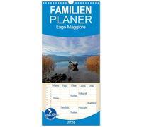 Familienplaner 2026 - Lago Maggiore mit 5 Spalten (Wandkalender, 21 x 45 cm) CALVENDO: Fotografische Eindrücke vom Lago Maggiore, einem der oberitalienischen Seen