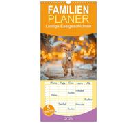Familienplaner 2026 - Lustige Eselgeschichten mit 5 Spalten (Wandkalender, 21 x 45 cm) CALVENDO: Von ihren eigenwilligen Charakterzügen bis hin zu ... Begleiter und einer Quelle der Freude macht.