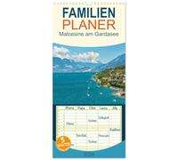 Familienplaner 2026 - Malcesine am Gardasee mit 5 Spalten (Wandkalender, 21 x 45 cm) CALVENDO: Beliebtester Ferienort am Ostufer des Gardasees.