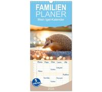 Familienplaner 2026 - Mein Igel-Kalender mit 5 Spalten (Wandkalender, 21 x 45 cm) CALVENDO: Mit schönen Igel-Bildern durch das ganze Jahr.