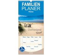 Familienplaner 2026 - Ostfriesland - Tour mit 5 Spalten (Wandkalender, 21 x 45 cm) CALVENDO: Blickwinkel aus der Krummhörn und von der Insel Borkum