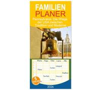 Familienplaner 2026 - Pennsylvania. Die Wiege der USA zwischen Tradition und Moderne mit 5 Spalten (Wandkalender, 21 x 45 cm) CALVENDO: Entdecken Sie das Herz der USA mit Bildern aus Pennsylvania.