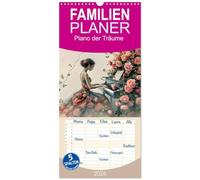 Familienplaner 2026 - Piano der Träume mit 5 Spalten (Wandkalender, 21 x 45 cm) CALVENDO: Melodische Harmonie der Seele und Natur.