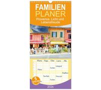 Familienplaner 2026 - Provence. Licht und Lebensfreude mit 5 Spalten (Wandkalender, 21 x 45 cm) CALVENDO: Die Provence. Licht, Natur und Kulturlandschaft haben eine besondere Strahlkraft.